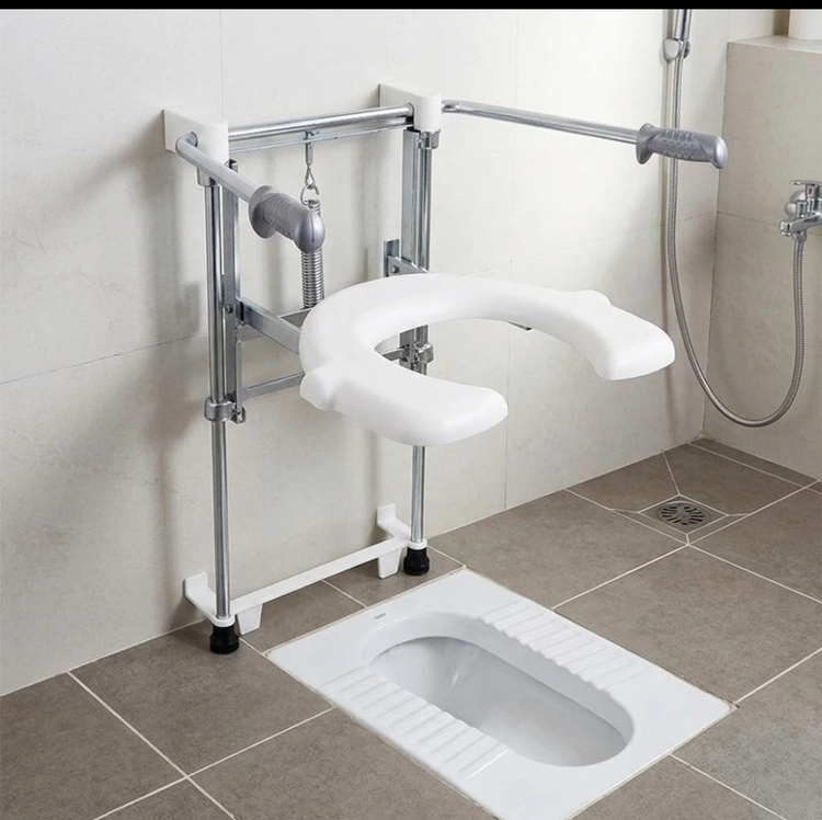 توالت فرنگی تاشو دیواری کمک برخاست آسینکا 7700H